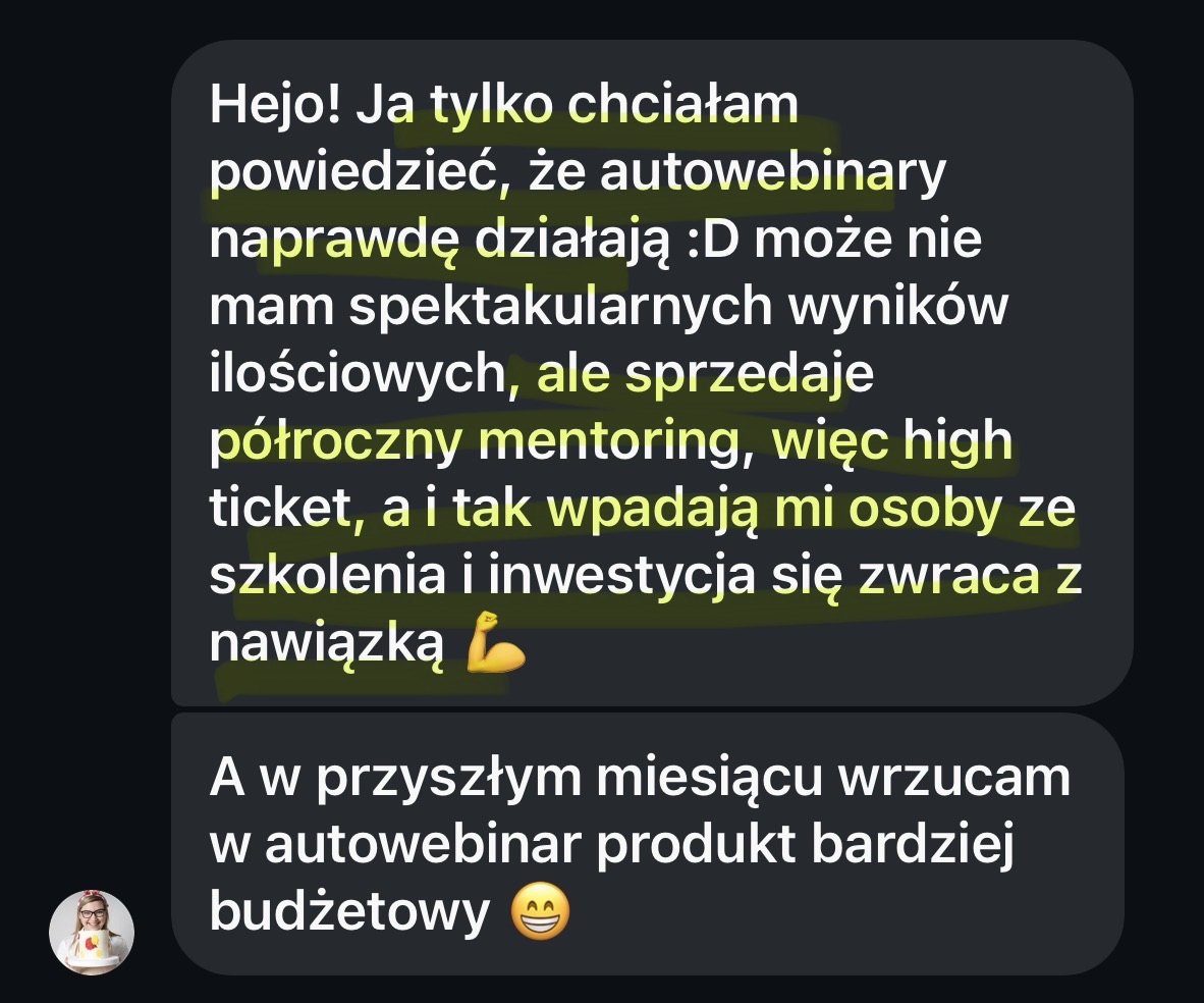 Opinia uczestniczki programu 3