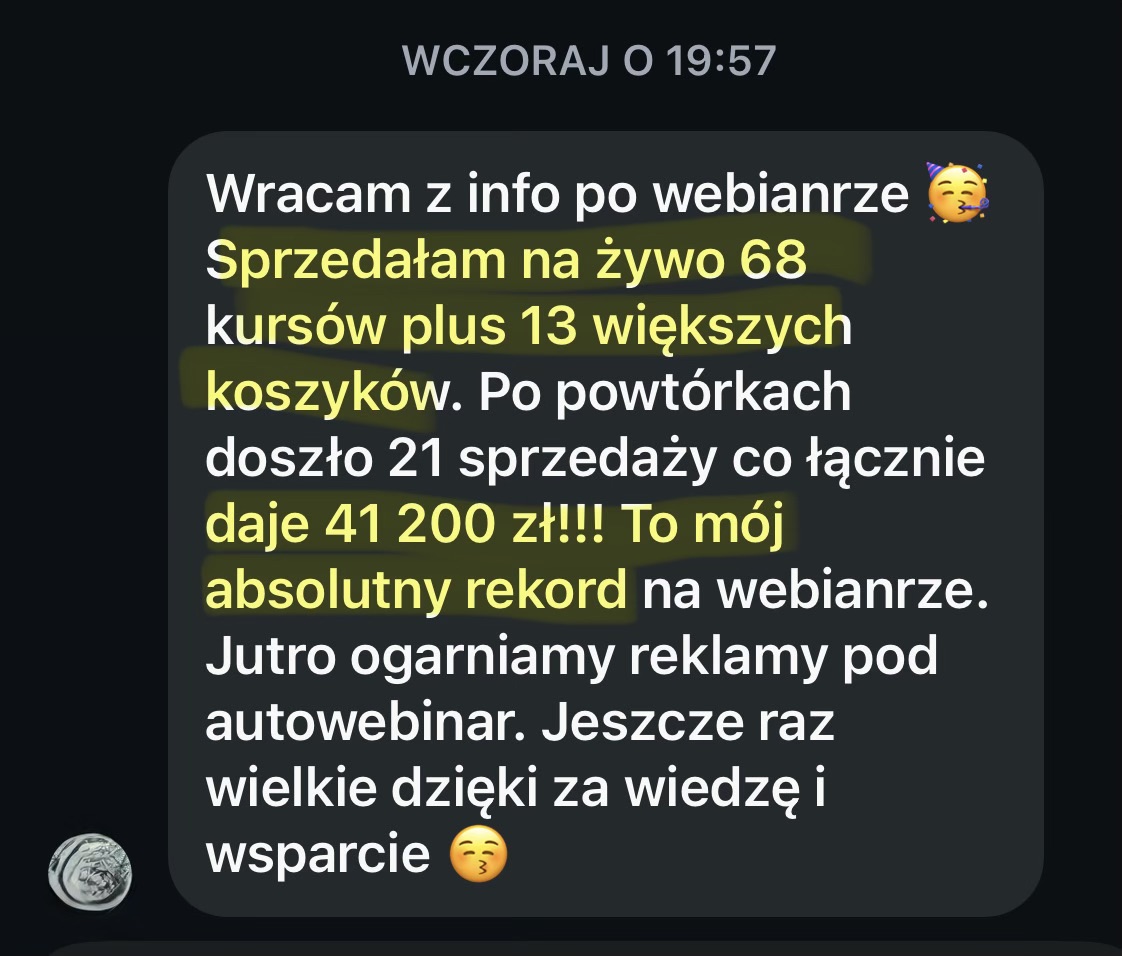 Opinia uczestniczki programu 8