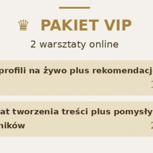 Upgrade do Pakietu VIP